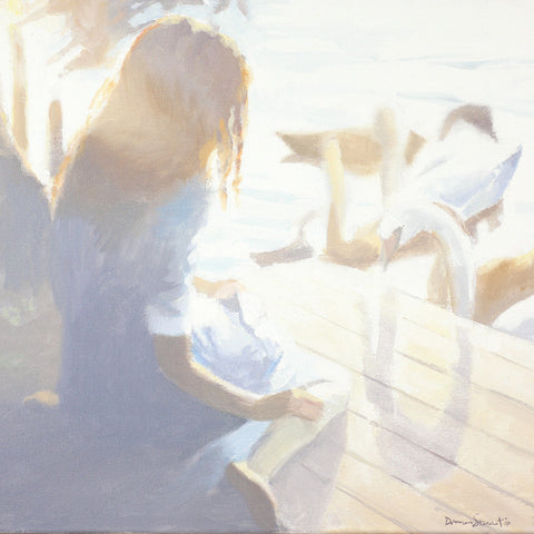 Girl-swans